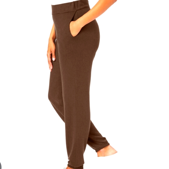 Cable & Gauge Pants & Jumpsuits Cable And Gauge Chocolate Joggers